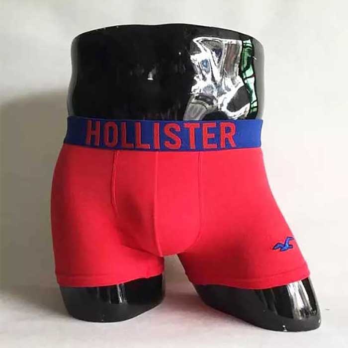 Boxer Hollister Hombre Azul Rojo